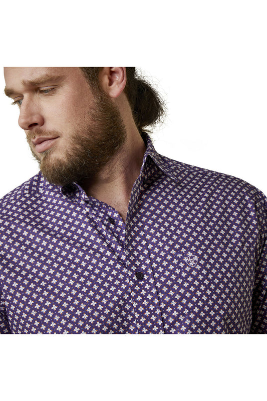 Ariat Purple Print Shirt