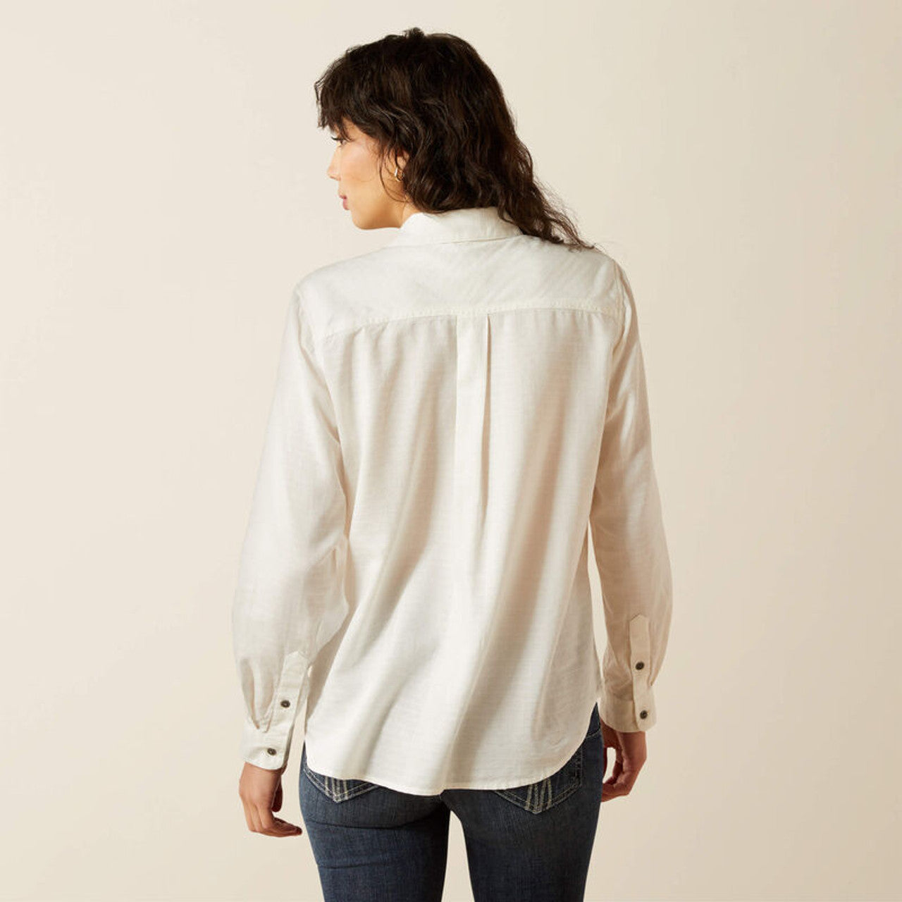 Ariat Womens Cloud Dancer Dobby Buttondown Shirt