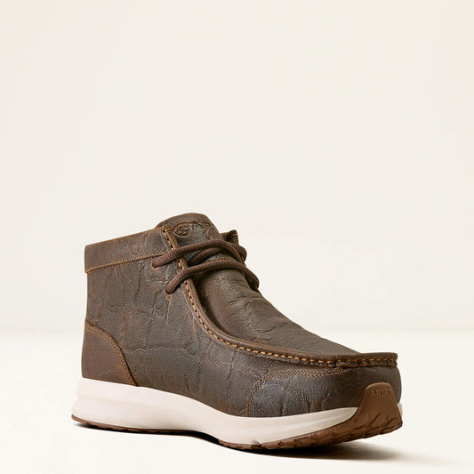 Mens Ariat Mahogany Elephant Print Spitfire Shoe