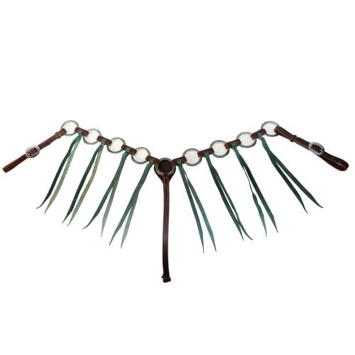 Professionals Choice Ring Breastcollar with Tassels