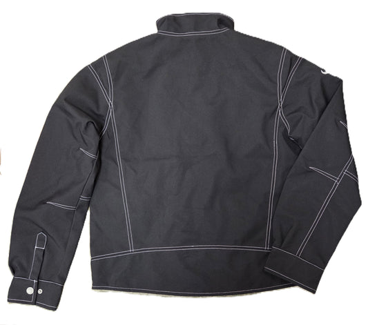 Mens Black Cowboy Hardware Longhorn Tech Woodsman Jacket