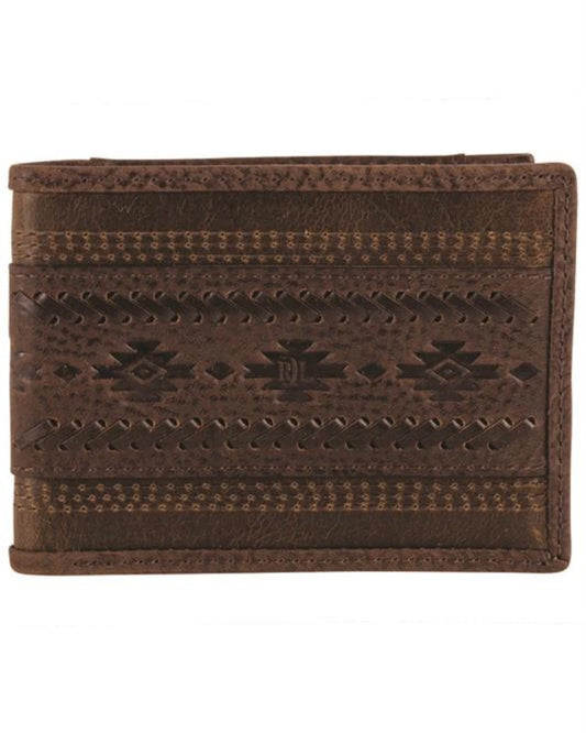Red Dirt Hat Southwest tooled and braided Wallet