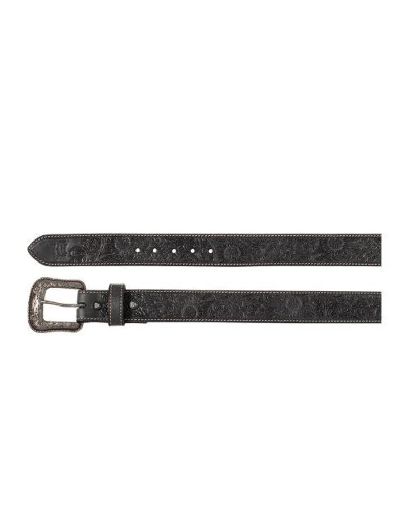Red Dirt Hat Womens Tooled Black Belt