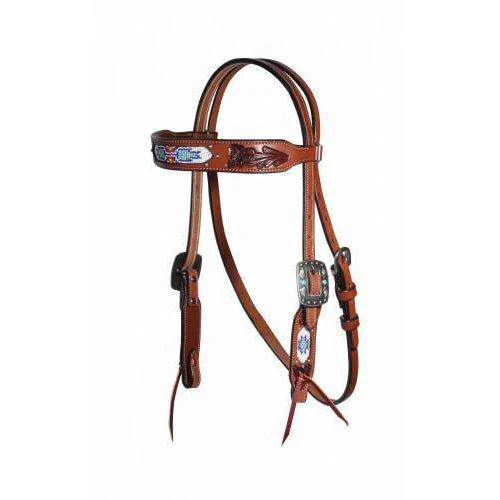 PC Beaded Inlay Headstall
