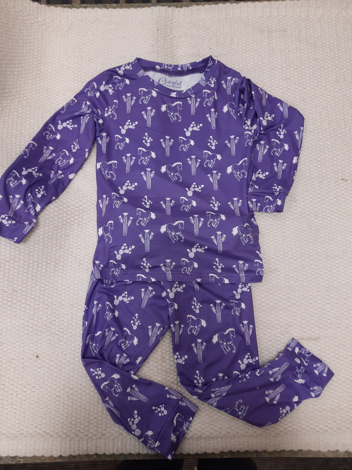 Girls Purple Pajamas