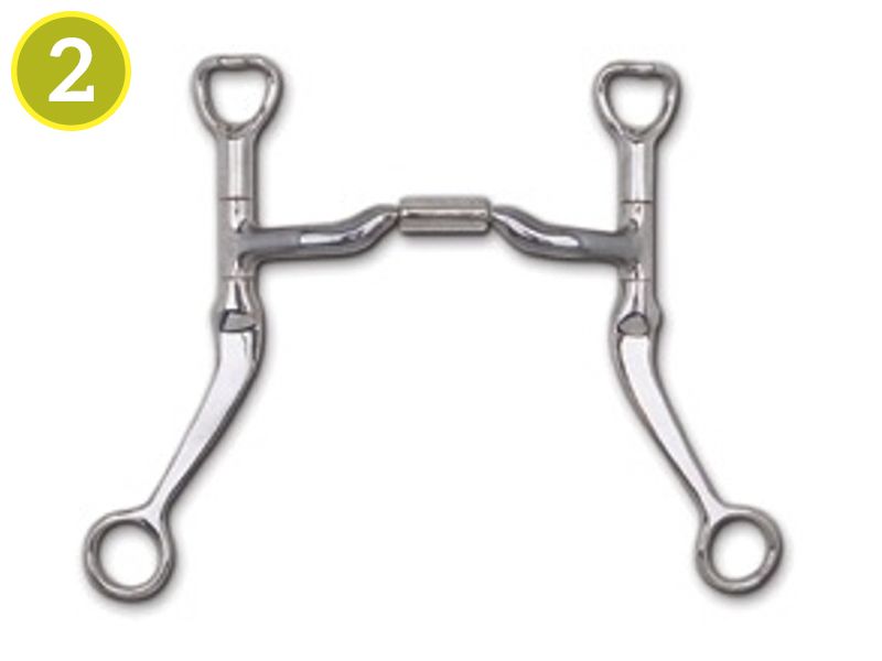 Myler Low Port Comfort Sweet Iron Snaffle Bit