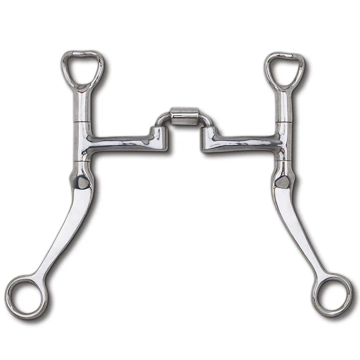 Myler Flat Shank with Correctional Low Ported Barrel