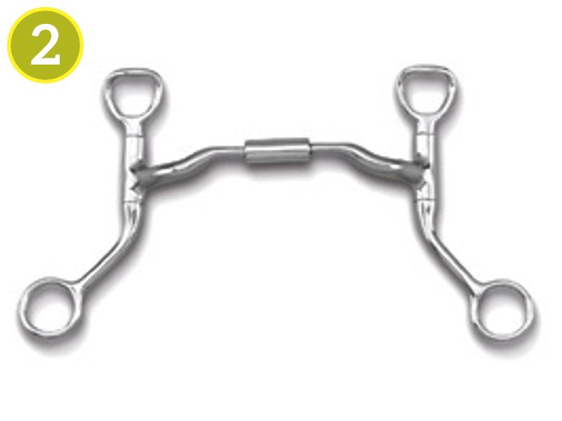 Myler Comfort Low Port Snaffle Bit w/HBT Shanks