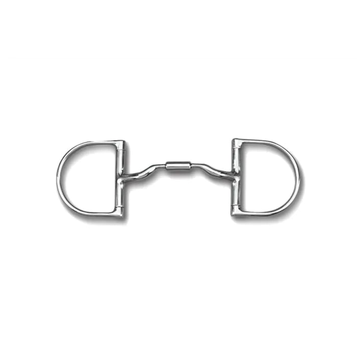 Myler Medium Dee w/o Hooks /Low Port Comfort Snaffle