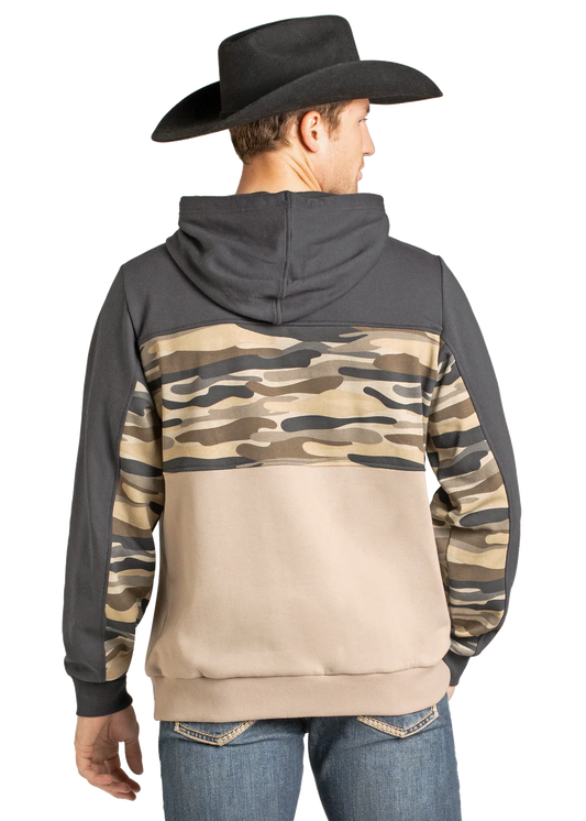 Mens Rock&Roll Denim Camo Sweatshirt