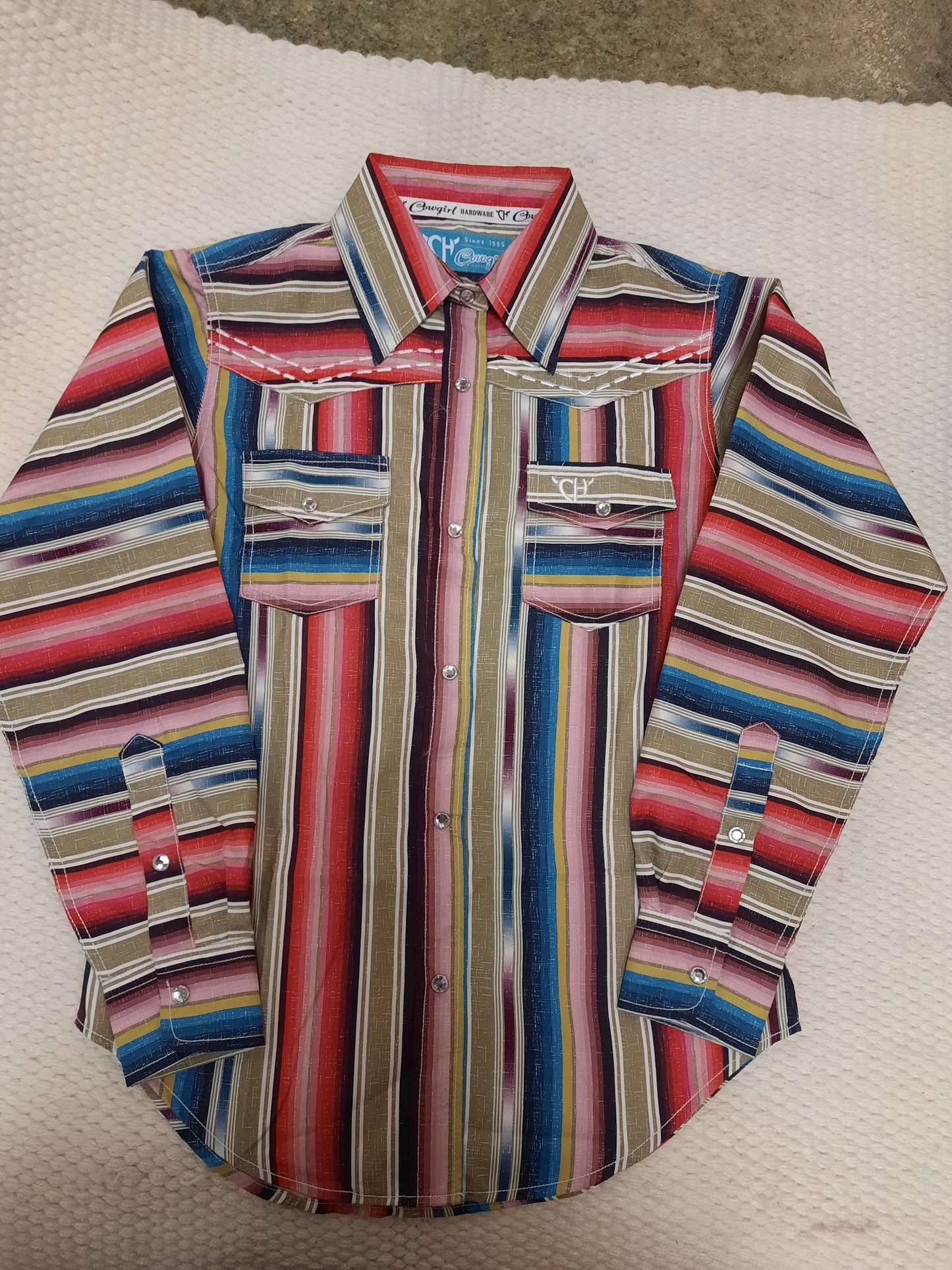 Serape Pink Snap Shirt