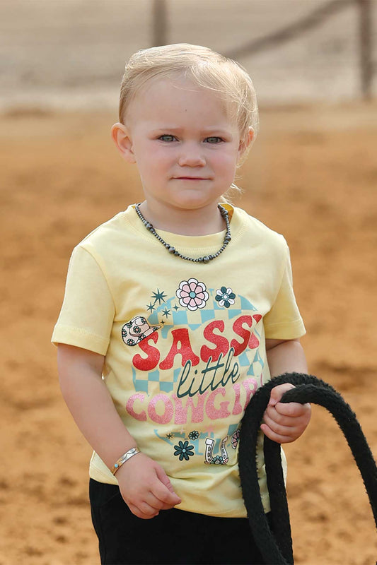 Toddler and Girls Sassy Cowgirl Tee