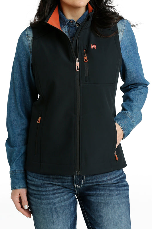 Cinch Black Softshell Vest