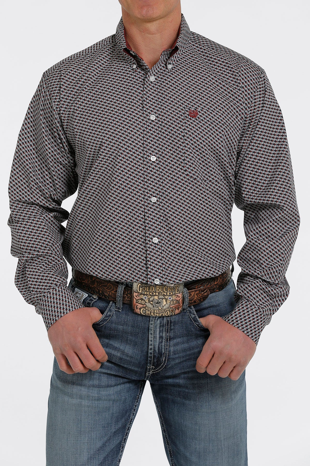 Mens Black/Red Classic Shirt