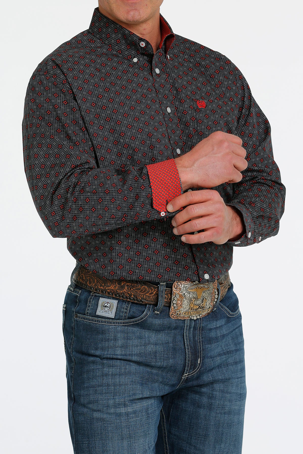Cinch Classic Black/Red Shirt