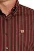 Cinch Red/Tan Classic Fit Shirt