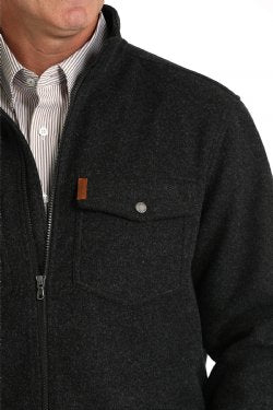 Mens Cinch Black Brushed Jacket