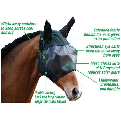 UltraShield Fly Mask With Ears