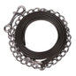 Billy Royal Leather Lead/Chrome Chain
