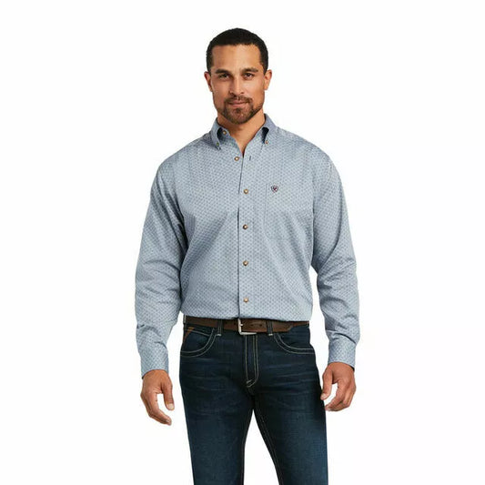 Ariat Classic Fit Gray/Purple Shirt