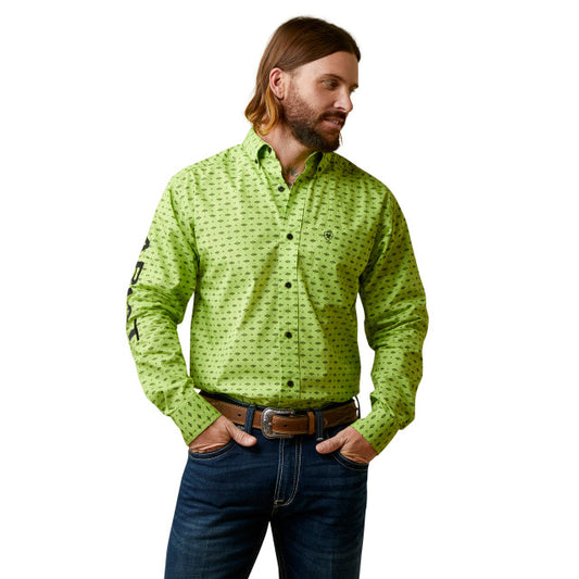Ariat Team Logo Lime/Black Shirt