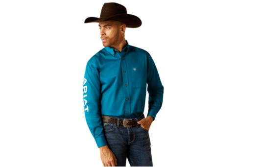 Ariat Team Logo Teal Shirt