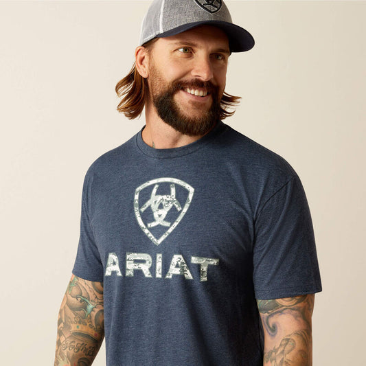 Ariat Mens Digi Camo Blue T-Shirt