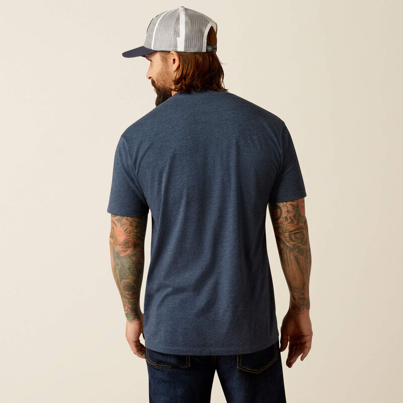 Ariat Mens Digi Camo Blue T-Shirt