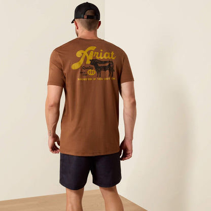 Mens Ariat BBQ Smoke T-shirt