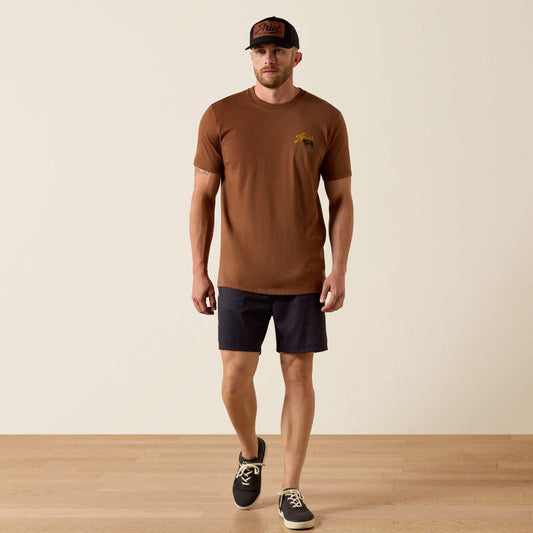 Mens Ariat BBQ Smoke T-shirt