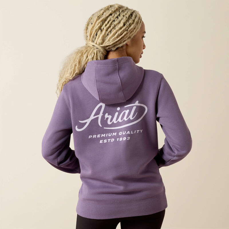 Ariat Womens Rebar Lightweight Fleece Hooded Sweatshirt