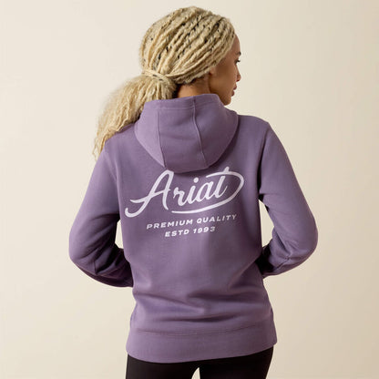 Ariat Womens Rebar Lightweight Fleece Hooded Sweatshirt