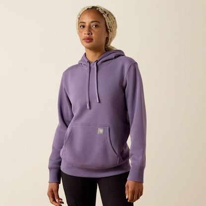 Ariat Womens Rebar Lightweight Fleece Hooded Sweatshirt