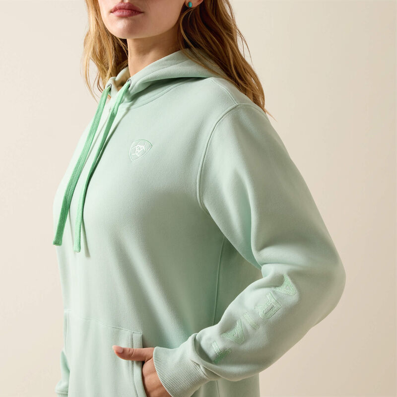 Ariat Womens Logo Hood 2.0 Silt Green