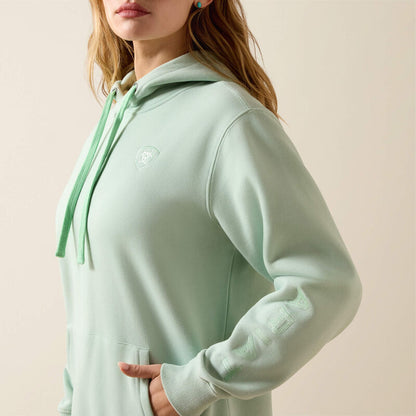 Ariat Womens Logo Hood 2.0 Silt Green