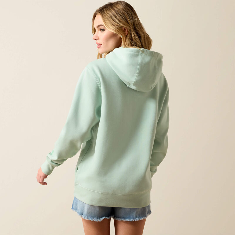 Ariat Womens Logo Hood 2.0 Silt Green