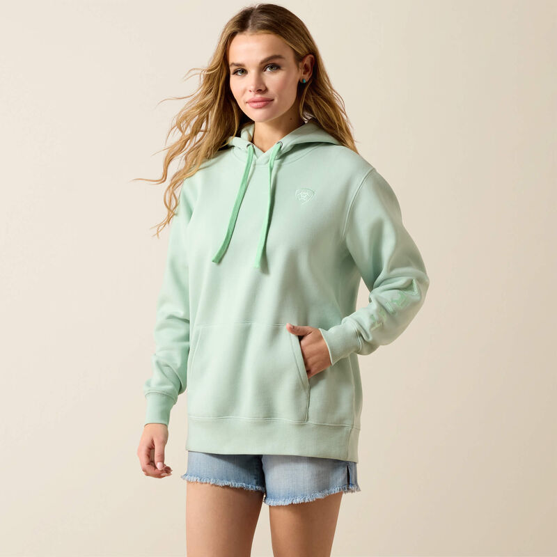 Ariat Womens Logo Hood 2.0 Silt Green