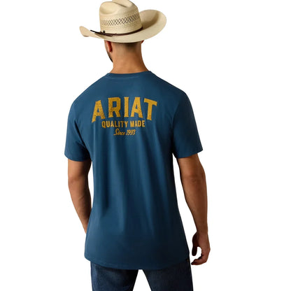 Mens Ariat Quality Wood States Tee Shirt