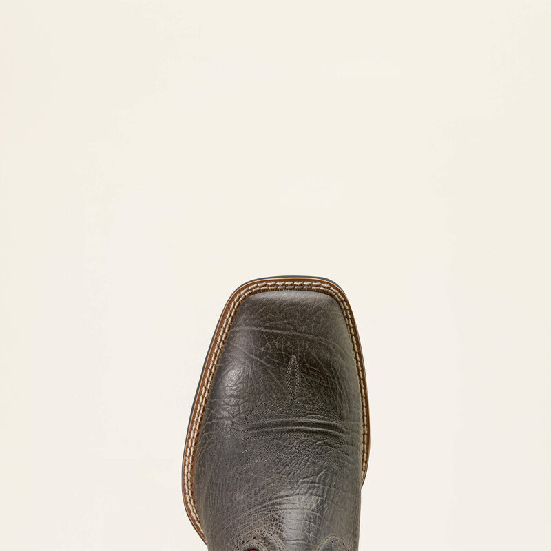 Mens Ariat Sport Western Gray/Burgundy