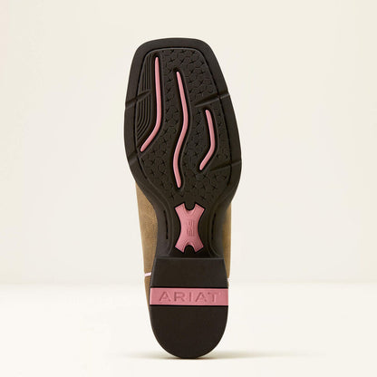 Womens Ariat Round Up Ruidoso Boot Brown/Dusty Rose