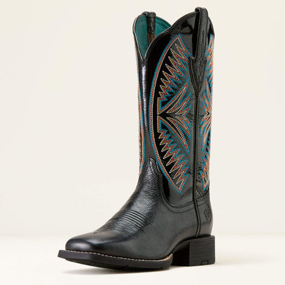 Womens Ariat Roundup Ruidoso Black Boot