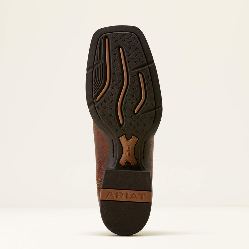 Womens Ariat Round Up Holly Boot Brown/Metallic Sea