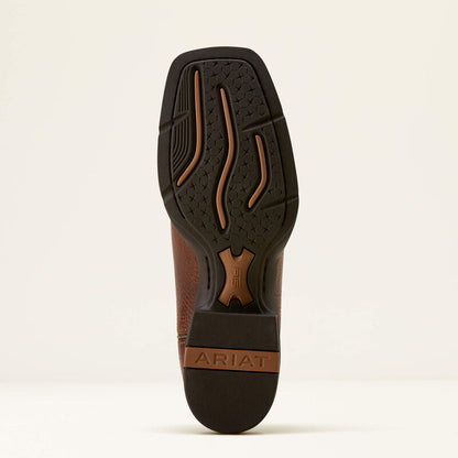 Womens Ariat Round Up Holly Boot Brown/Metallic Sea