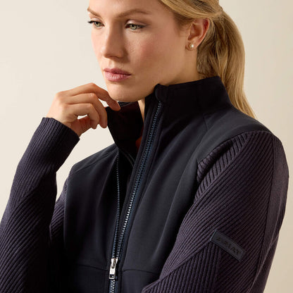 Womens Ariat Navy Skadi Full Zip Sweatshirt