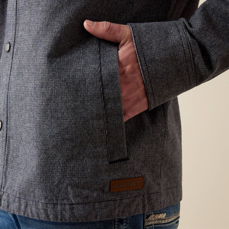 Ariat Mens Charcoal/Black Inkwell Shirt Jacket