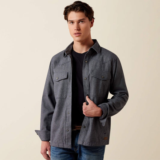 Ariat Mens Charcoal/Black Inkwell Shirt Jacket