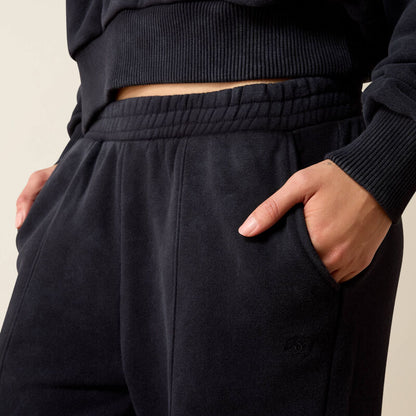 Womens Ariat Compass Collection Black Wide Leg Sweat Pant