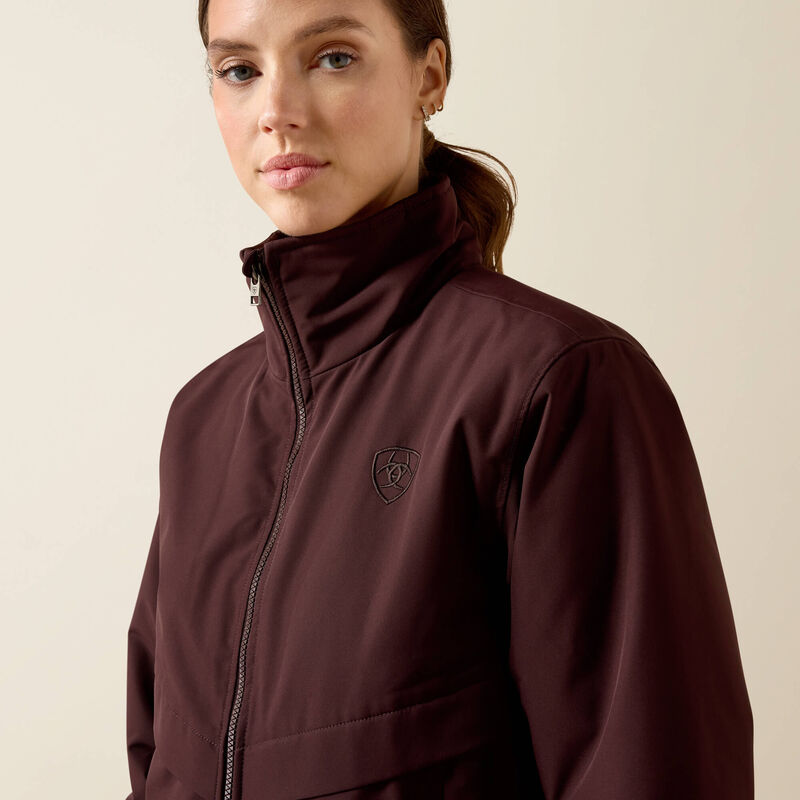 Ariat Womens Chocolate Plum Stable 2.0 Insulated Jacket