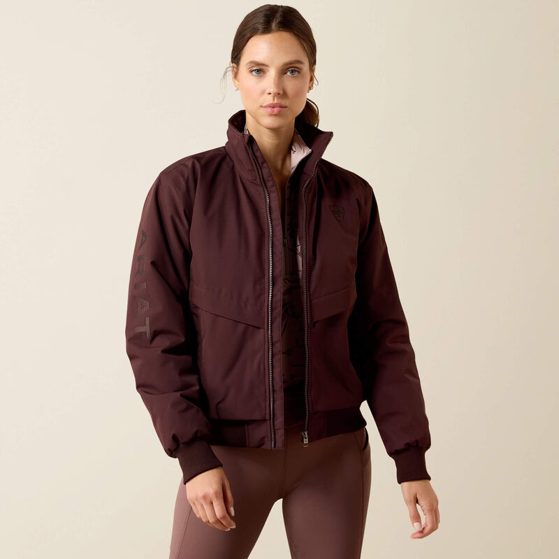 Ariat Womens Chocolate Plum Stable 2.0 Insulated Jacket