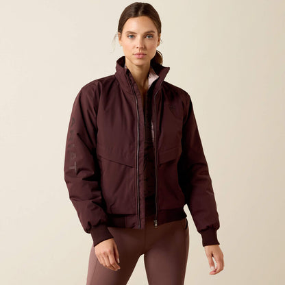 Ariat Womens Chocolate Plum Stable 2.0 Insulated Jacket